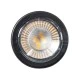 GloboStar® GARDENINI 61543 Καρφωτό Φωτιστικό Σποτ Κήπου LED 5W 650lm 38° DC 24V IP68 Υψηλής Αντοχής ABS IK06 Φ5.5 x Υ13.5cm - Θερμό Λευκό 2700K Dimmable - Μαύρο - Bridgelux Chip - 3 Years Warranty