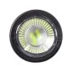 GloboStar® GARDENINI 61544 Καρφωτό Φωτιστικό Σποτ Κήπου LED 5W 550lm 38° DC 24V IP68 Υψηλής Αντοχής ABS IK06 Φ5.5 x Υ13.5cm - Πράσινο 550nm Dimmable - Μαύρο - Bridgelux Chip - 3 Years Warranty