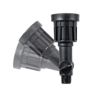 GloboStar® GARDENINI 61545 Καρφωτό Φωτιστικό Σποτ Κήπου LED 5W 550lm 38° DC 24V IP68 Υψηλής Αντοχής ABS IK06 Φ5.5 x Υ13.5cm - Μπλε 450nm Dimmable - Μαύρο - Bridgelux Chip - 3 Years Warranty