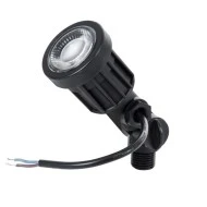 Φωτιστικό κήπου καρφωτό GARDENINI LED 5W μπλε χρώμα φωτός 550lm 38°  IP68 ABS IK06 Φ5.5 x Υ13.5cm  μαύρο 