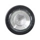 GloboStar® GARDENINI 61545 Καρφωτό Φωτιστικό Σποτ Κήπου LED 5W 550lm 38° DC 24V IP68 Υψηλής Αντοχής ABS IK06 Φ5.5 x Υ13.5cm - Μπλε 450nm Dimmable - Μαύρο - Bridgelux Chip - 3 Years Warranty