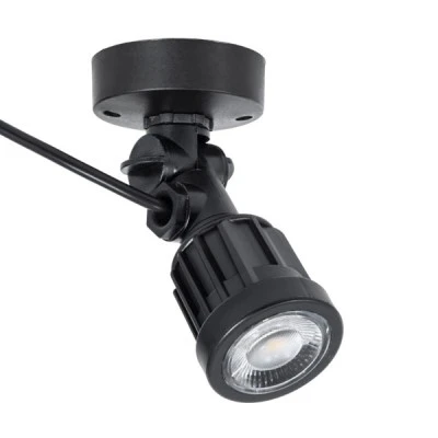 Φωτιστικό GARDENINI σποτ κήπου LED 5W 650lm 38° υψηλής αντοχής ABS IK06 Φ7 x Υ14.5cm θερμό λευκό 2700K Dimmable μαύρο IP68 GloboStar® GARDENINI 61546 Επιφανειακό Φωτιστικό Σποτ Κήπου LED 5W 650lm 38° DC 24V IP68 Υψηλής Αντοχής ABS IK06 Φ7 x Υ14.5cm - Θερμό Λευκό 2700K Dimmable - Μαύρο - Bridgelux Chip - 3 Years Warranty