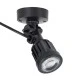Φωτιστικό GARDENINI σποτ κήπου LED 5W 650lm 38° υψηλής αντοχής ABS IK06 Φ7 x Υ14.5cm θερμό λευκό 2700K Dimmable μαύρο IP68 GloboStar® GARDENINI 61546 Επιφανειακό Φωτιστικό Σποτ Κήπου LED 5W 650lm 38° DC 24V IP68 Υψηλής Αντοχής ABS IK06 Φ7 x Υ14.5cm - Θερμό Λευκό 2700K Dimmable - Μαύρο - Bridgelux Chip - 3 Years Warranty