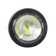 GloboStar® GARDENINI 61547 Επιφανειακό Φωτιστικό Σποτ Κήπου LED 5W 550lm 38° DC 24V IP68 Υψηλής Αντοχής ABS IK06 Φ7 x Υ14.5cm - Πράσινο 550nm Dimmable - Μαύρο - Bridgelux Chip - 3 Years Warranty