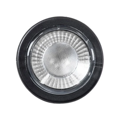 GloboStar® GARDENINI 61548 Επιφανειακό Φωτιστικό Σποτ Κήπου LED 5W 550lm 38° DC 24V IP68 Υψηλής Αντοχής ABS IK06 Φ7 x Υ14.5cm - Μπλε 450nm Dimmable - Μαύρο - Bridgelux Chip - 3 Years Warranty