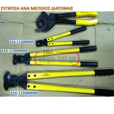 Κόφτης καλωδίων Φ125mm² 300mm τύπος LK-125