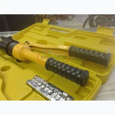 Υδραυλική πρέσα χειρός 120mm κομπλέ με καλούπια 10-120mm² YYQ-120