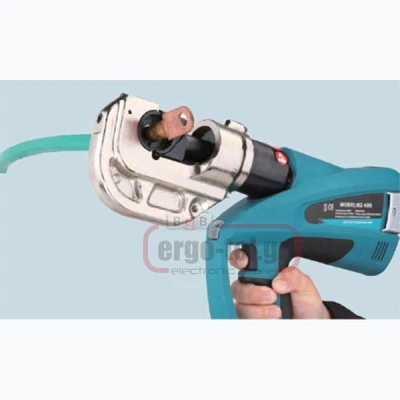 Ηλεκτρική πρέσα για ακροδέκτες έως 400mm² με μπαταρίες 18V 700bar 120Kn BZ-400 ZUPPER