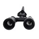 GloboStar® GRASEDO 61614 Καρφωτή Βάση Κήπου με 2 Ντουί E27 για Λάμπες Σποτ PAR38 - Αδιάβροχη IP67 - Υψηλής Αντοχής ABS - VDE Certified - Μ25 x Π7.5 x Υ43.5cm - Μαύρο - 5 Years Warranty