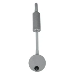 Φωτιστικό τοίχου - απλίκα LED 3W 300lm 36°  Reading Light θερμό λευκό 2700K γκρι αλουμίνιο  Μ6.5 x Π22.5 x Υ23cm IP20