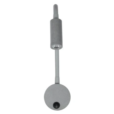 Φωτιστικό τοίχου - απλίκα LED 3W 300lm 36° Reading Light θερμό λευκό 2700K γκρι αλουμίνιο Μ6.5 x Π22.5 x Υ23cm IP20 Φωτιστικό τοίχου - απλίκα LED 3W 300lm 36° Reading Light θερμό λευκό 2700K γκρι αλουμίνιο Μ6.5 x Π22.5 x Υ23cm IP20