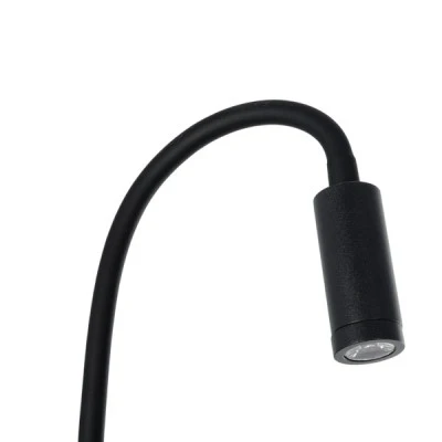 Φωτιστικό τοίχου - απλίκα LED 3W 300lm 36° Reading Light θερμό λευκό 2700K μαύρο αλουμίνιο  Μ6.5xΠ22.5xΥ23cm 
