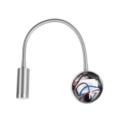 Φωτιστικό τοίχου απλίκα LED 3W 300lm 36° Reading Light θερμό Λευκό 2700K ασημί αλουμίνιο Μ6.5xΠ22xΥ23cm IP20 Φωτιστικό τοίχου απλίκα LED 3W 300lm 36° Reading Light θερμό Λευκό 2700K ασημί αλουμίνιο Μ6.5xΠ22xΥ23cm IP20