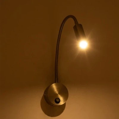 Φωτιστικό τοίχου απλίκα LED 3W 300lm 36° Reading Light θερμό Λευκό 2700K ασημί αλουμίνιο Μ6.5xΠ22xΥ23cm IP20 Φωτιστικό τοίχου απλίκα LED 3W 300lm 36° Reading Light θερμό Λευκό 2700K ασημί αλουμίνιο Μ6.5xΠ22xΥ23cm IP20