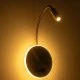 Φωτιστικό τοίχου  απλίκα ξενοδοχείου Reading Light με φορτιστή USB LED 6W 600lm θερμό λευκό 2700K χρυσό βούρτσας Μ15.5xΠ22.5xΥ30cm 