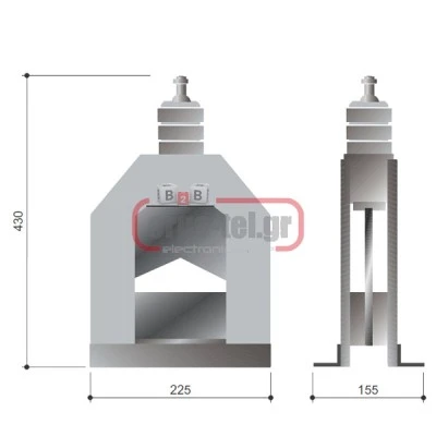 Κόφτης μπαρών χαλκού 700BAR 230Kn τύπος: 9018 COSMEC