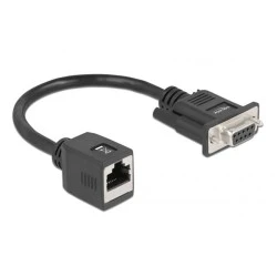 Αντάπτορας DELOCK 64122 από serial DB9 RS-232 σε RJ45