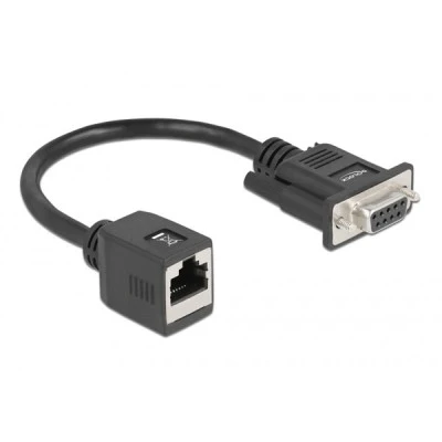 Αντάπτορας DELOCK 64122 από serial DB9 RS-232 σε RJ45