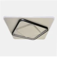 Φωτιστικό led light PRAVIA σε λευκό & μαύρο χρώμα CCT 103W 10300lm 50x50cm