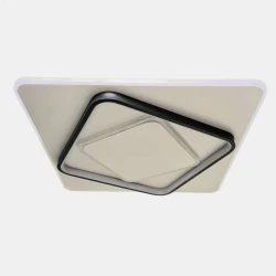 Φωτιστικό led light PRAVIA σε λευκό & μαύρο χρώμα CCT 103W 10300lm 50x50cm