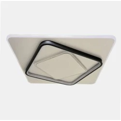 Φωτιστικό led light PRAVIA σε λευκό & μαύρο χρώμα CCT 103W 10300lm 50x50cm