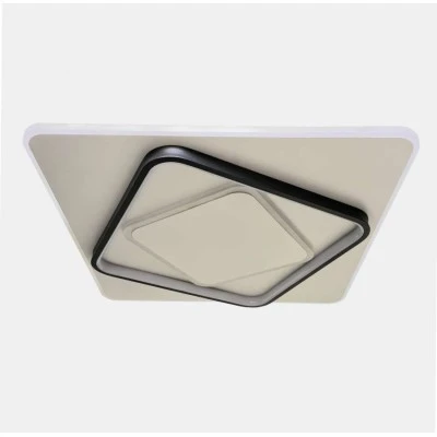 Φωτιστικό led light PRAVIA σε λευκό & μαύρο χρώμα CCT 103W 10300lm 50x50cm