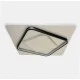 Φωτιστικό led light PRAVIA σε λευκό & μαύρο χρώμα CCT 103W 10300lm 50x50cm