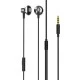 Εarphones με μικρόφωνο LDNIO, 3.5mm σύνδεση, Φ13mm με μήκος καλωδίου 1.2m σε γκρι χρωμα Εarphones με μικρόφωνο LDNIO, 3.5mm σύνδεση, Φ13mm με μήκος καλωδίου 1.2m σε γκρι χρωμα