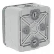 Διακόπτης LEGRAND σειρά Plexo IP55 Αλέ - Ρετούρ πλήρης σε γκρι χρώμα επίτοιχης τοποθέτησης Διακόπτης LEGRAND σειρά Plexo IP55 Αλέ - Ρετούρ πλήρης σε γκρι χρώμα επίτοιχης τοποθέτησης