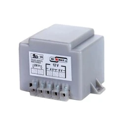 Μετασχηματιστής κωδώνων ΒΙΟΜΑΤ 10VA 230V 50-60Hz συνεχούς λειτουργίας μη στεγανός IP20