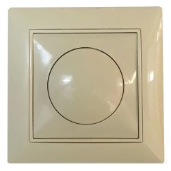 Πλαίσιο CINAR μπεζ κατάλληλο για ρυθμιστές στροφών - Dimmer