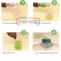 Τζελ μόνωσης ηλεκτρικών συνδέσεων ISOL GEL GSB-B030B 2 φιάλες των 150gr ARNOCANALI