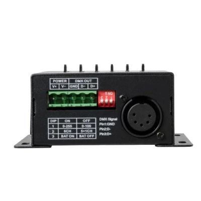 GloboStar® 70675 AJ6 SKYDANCE DMX 6 Channel Fader Console - Κονσόλα Φωτισμού 6 Καναλιών DMX DC 5-12V ή 3 x AAA Μπαταρίες - IP20 Μ10 x Π7 x Υ4cm - 5 Years Warranty