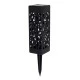 GloboStar® TRIBAL 71526 ΣΕΤ 4 Τεμαχίων Αυτόνομα Ηλιακά Φωτιστικά LED SMD 0.80W/Τεμ. 80lm/Τεμ. με Ενσωματωμένη Μπαταρία 600mAh - Φωτοβολταϊκό Πάνελ με Αισθητήρα Ημέρας-Νύχτας Αδιάβροχο IP65 Φανάρι Κήπου Τετράγωνο Θερμό Λευκό 2700K Μ6 x Π6 x Υ18cm - 1 Χρόνo
