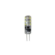 Λάμπα LED SMD σιλικόνης G4 ισχύος 2W 12V 6500K ψυχρό φως δέσμης 360° 200lm