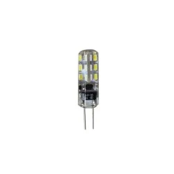Λάμπα LED SMD σιλικόνης G4 ισχύος 2W 12V 6500K ψυχρό φως δέσμης 360° 200lm