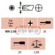 Κατσαβίδι σταυρός VDE 1000V PH2x100 x 205mm WEN 2/100 ERGOM