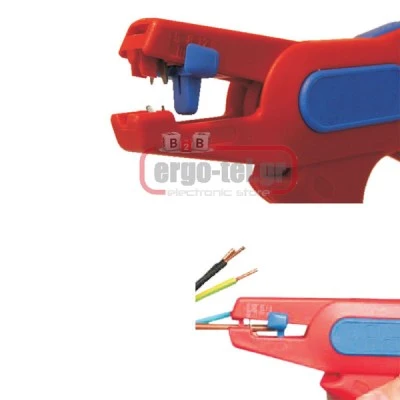 Απογυμνωτής καλωδίων 0,2-6mm πλαστικός με ρύθμιση μήκους κοπής WEICON NR5 ERGOM