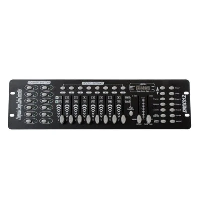 GloboStar® 73493 DMX 192 Channel Fader Console - Κονσόλα Φωτισμού 192 Καναλιών DMX AC 100-240V - IP20 Μ48 x Π13.5 x Υ7cm - 2 Χρόνια Εγγύηση