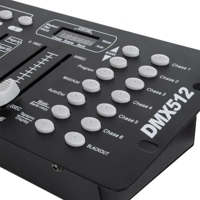 GloboStar® 73493 DMX 192 Channel Fader Console - Κονσόλα Φωτισμού 192 Καναλιών DMX AC 100-240V - IP20 Μ48 x Π13.5 x Υ7cm - 2 Χρόνια Εγγύηση