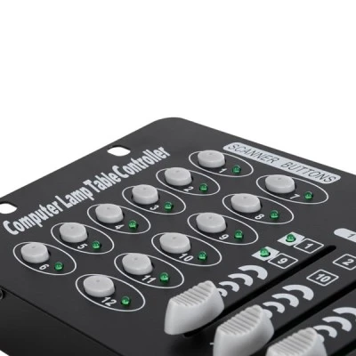 GloboStar® 73493 DMX 192 Channel Fader Console - Κονσόλα Φωτισμού 192 Καναλιών DMX AC 100-240V - IP20 Μ48 x Π13.5 x Υ7cm - 2 Χρόνια Εγγύηση