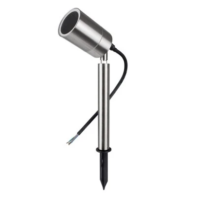 GloboStar® 75580 Προβολάκι Κήπου Καρφωτό 1xGU10 STAINLESS STEEL Αδιάβροχο IP67