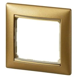 Πλαίσιο μονό LEGRAND VALENA MAT GOLD