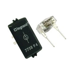 Βάση και λυχνία Legrand Galea 230V 0.5mA πράσινη