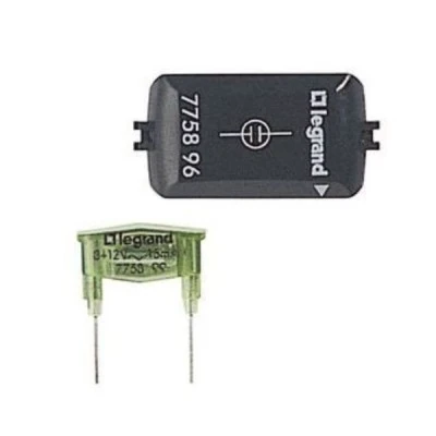 Βάση και λυχνία Legrand Galea Life 15mA 12V πράσινη