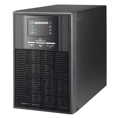 UPS On Line POWERTECH 1000VA/700WATT με έξοδο καθαρού ημιτόνου συμβατό και με γεννήτριες