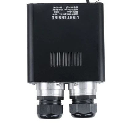 Μηχανή οπτικής ίνας διπλής κεφαλής led 45W AC 220-240V με ασύρματο χειριστήριο RF 2.4Ghz RGB GloboStar® 78566 Μηχανή Οπτικής Ίνας Διπλής Κεφαλής - Fiber Optic Light Machine Double Head LED 45W AC 220-240V με Ασύρματο Χειριστήριο RF 2.4Ghz Μ16 x Π26 x Υ8.5cm RGB - 2 Years Warranty