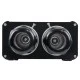 Μηχανή οπτικής ίνας διπλής κεφαλής led 45W AC 220-240V με ασύρματο χειριστήριο RF 2.4Ghz RGB GloboStar® 78566 Μηχανή Οπτικής Ίνας Διπλής Κεφαλής - Fiber Optic Light Machine Double Head LED 45W AC 220-240V με Ασύρματο Χειριστήριο RF 2.4Ghz Μ16 x Π26 x Υ8.5cm RGB - 2 Years Warranty