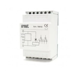 Ρελέ δύο επαφών URMET 788/52 12VAC 54x64x90mm για επανάληψη της κλήσης σε άλλες συσκευές Ρελέ δύο επαφών URMET 788/52 12VAC 54x64x90mm για επανάληψη της κλήσης σε άλλες συσκευές