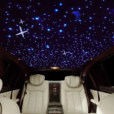 GloboStar® 79614 Κιτ Οπτικής Ίνας Optical Fiber LED 16W AC 230V με 280 Τεμ Οπτικής Ίνας Πάχους 1mm x Μήκους 2M και Ασύρματο Χειριστήριο RGBW